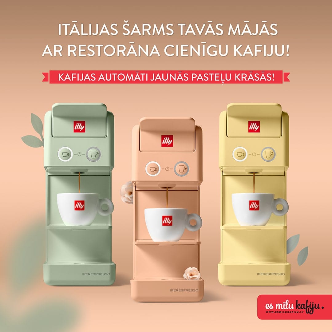 Jaunās krāsa illy Y3.3 kafijas kapsulu automāts