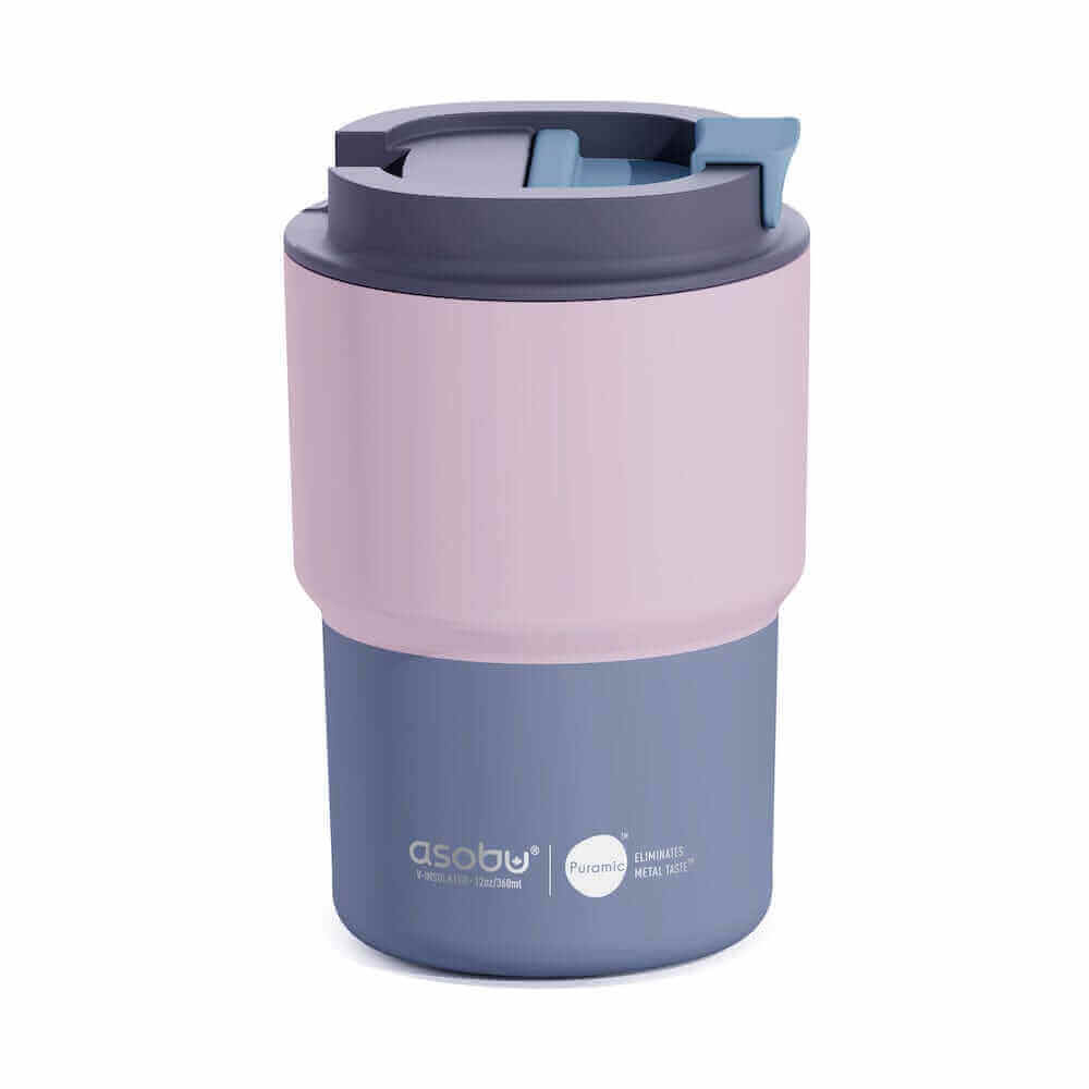 Asobu Trauki Pasteļu rozā Termokrūze Asobu Coffee Express, 360ml, pasteļu zila