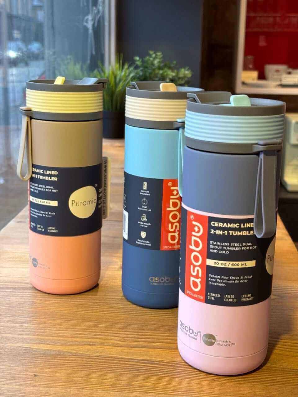 Asobu Trauki Termopudele Asobu Aspen, 600 ml, BF27 pasteļu oranža