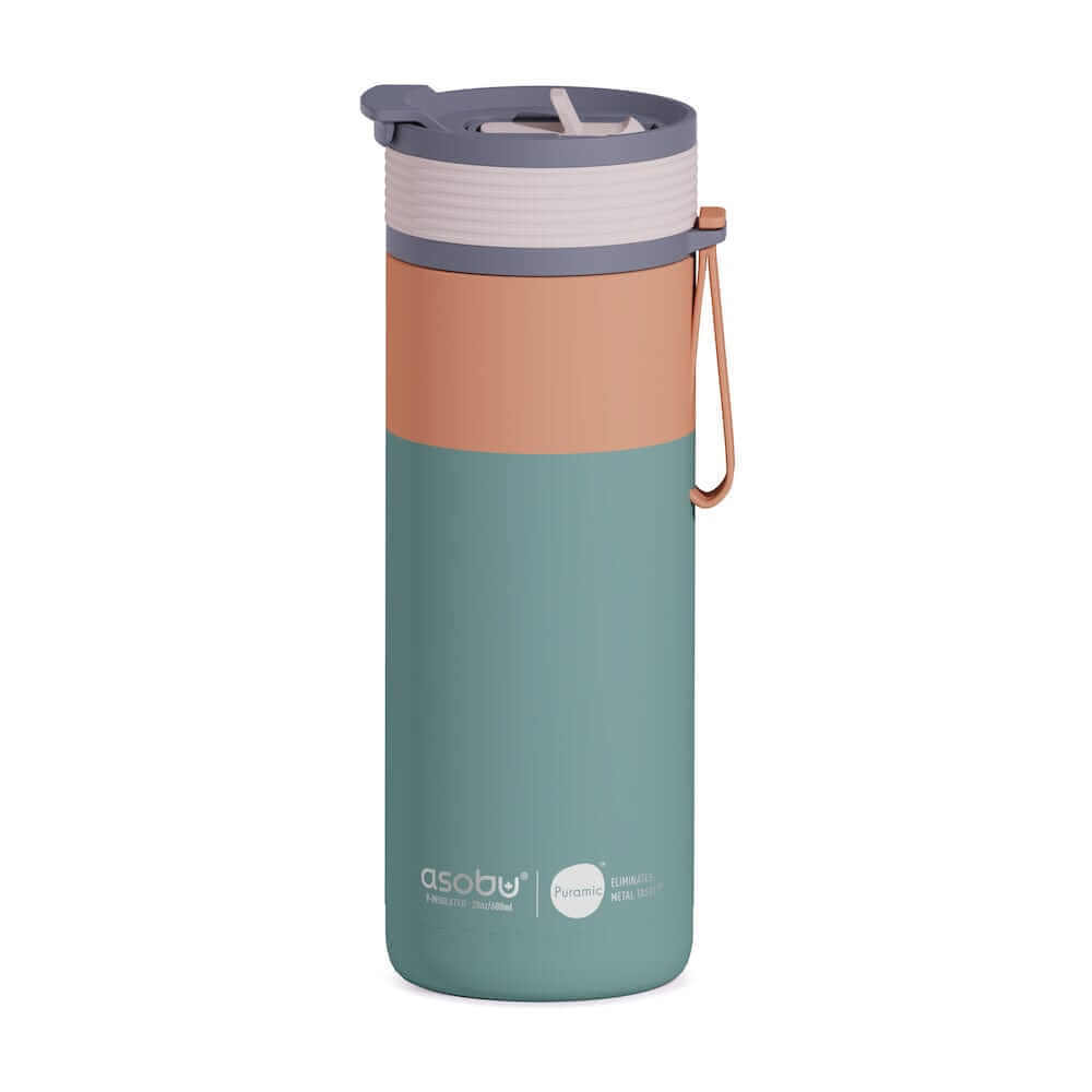 Asobu Trauki Pateļu zaļa Termopudele Asobu Aspen, 600 ml, BF27 pasteļu zaļa