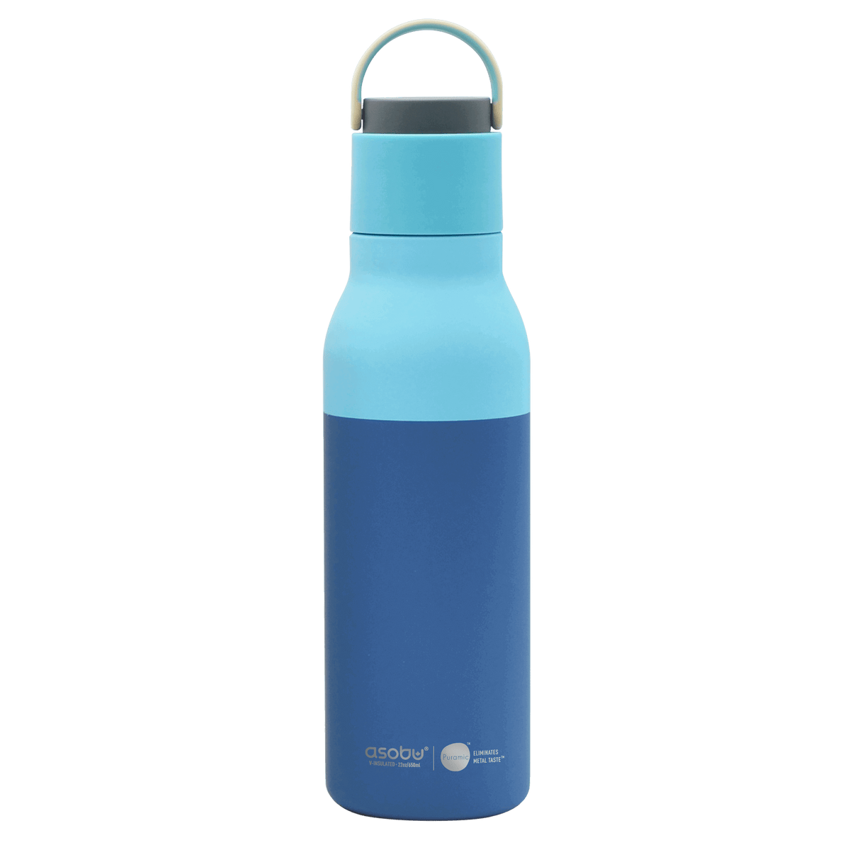 Asobu Trauki Pasteļu zila Termopudele Asobu Metro, 650ml, SBV34 Pasteļu oranža