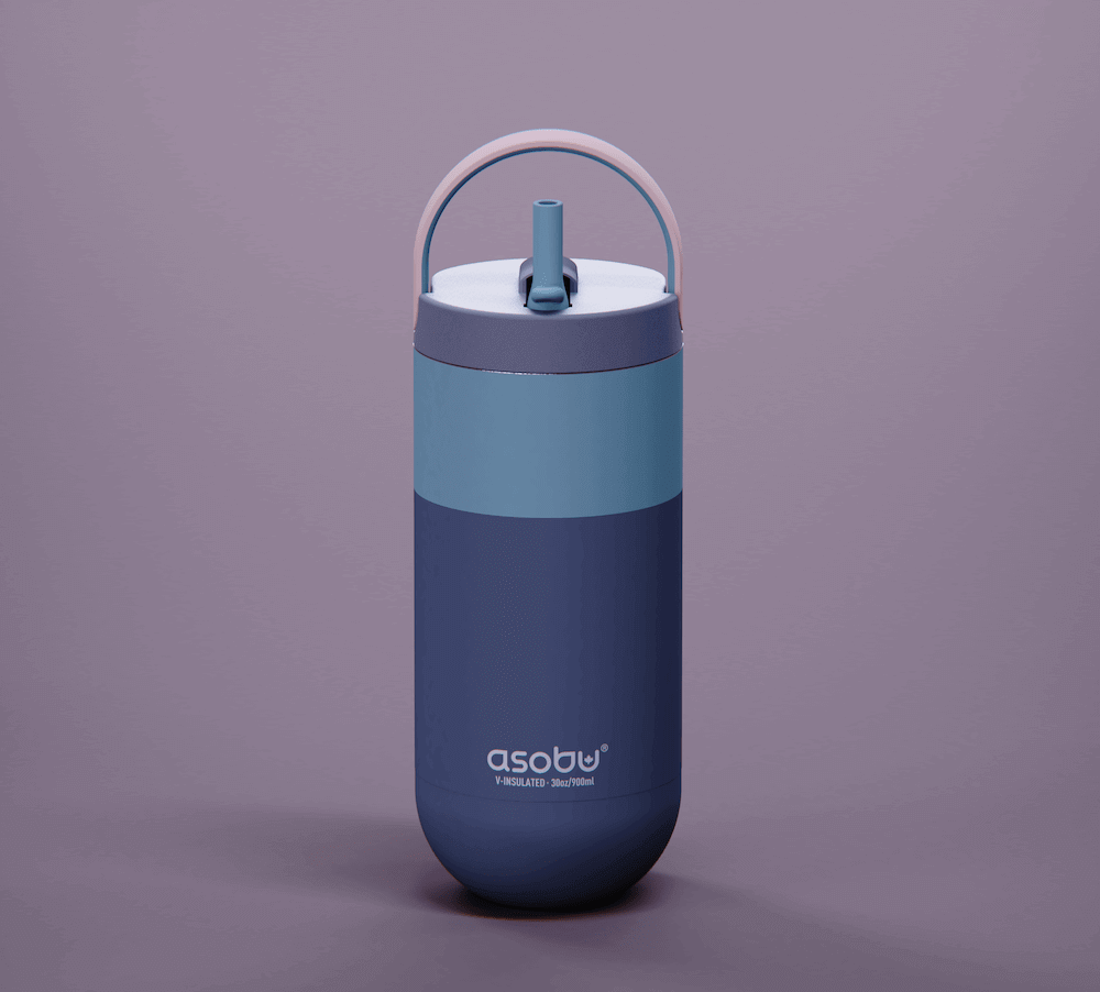 Asobu Trauki Termopudele Asobu Orbit, 900 ml, SBV45 pasteļu zila