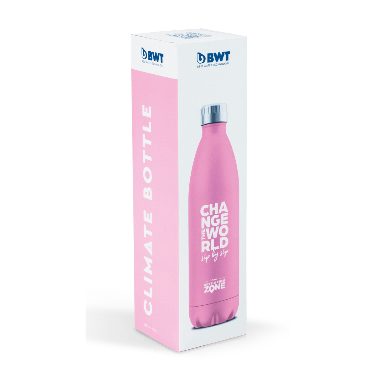 Asobu Trauki Termopudele BWT Climate Bottle, 500ml rozā