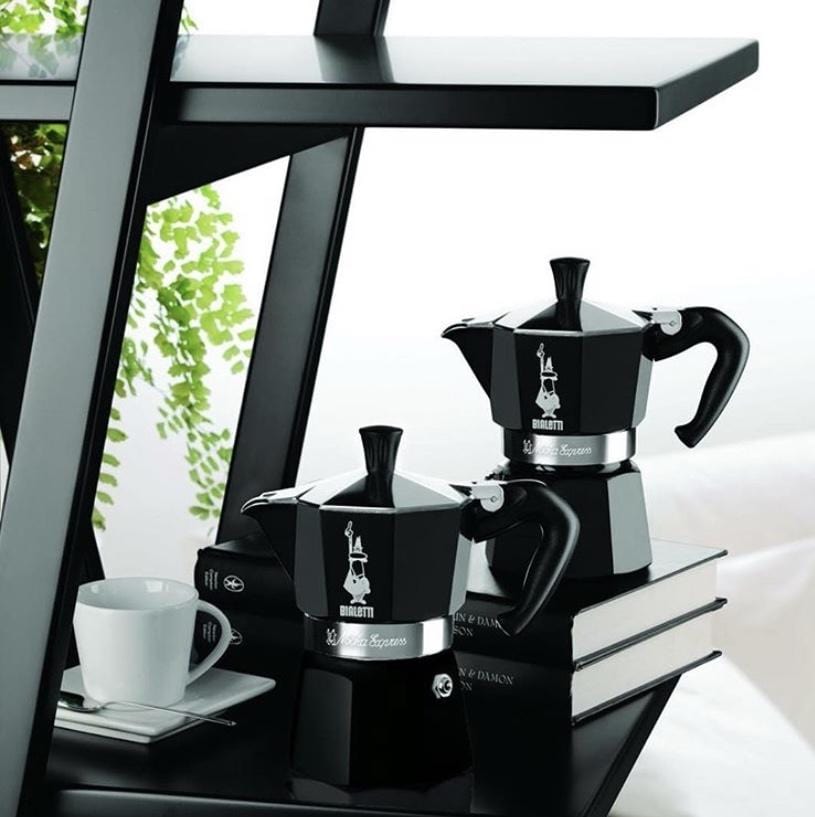 Bialetti Kafijas pagatavošanas rīki MOKA kanniņa Bialetti Express 3 tasītēm, melna