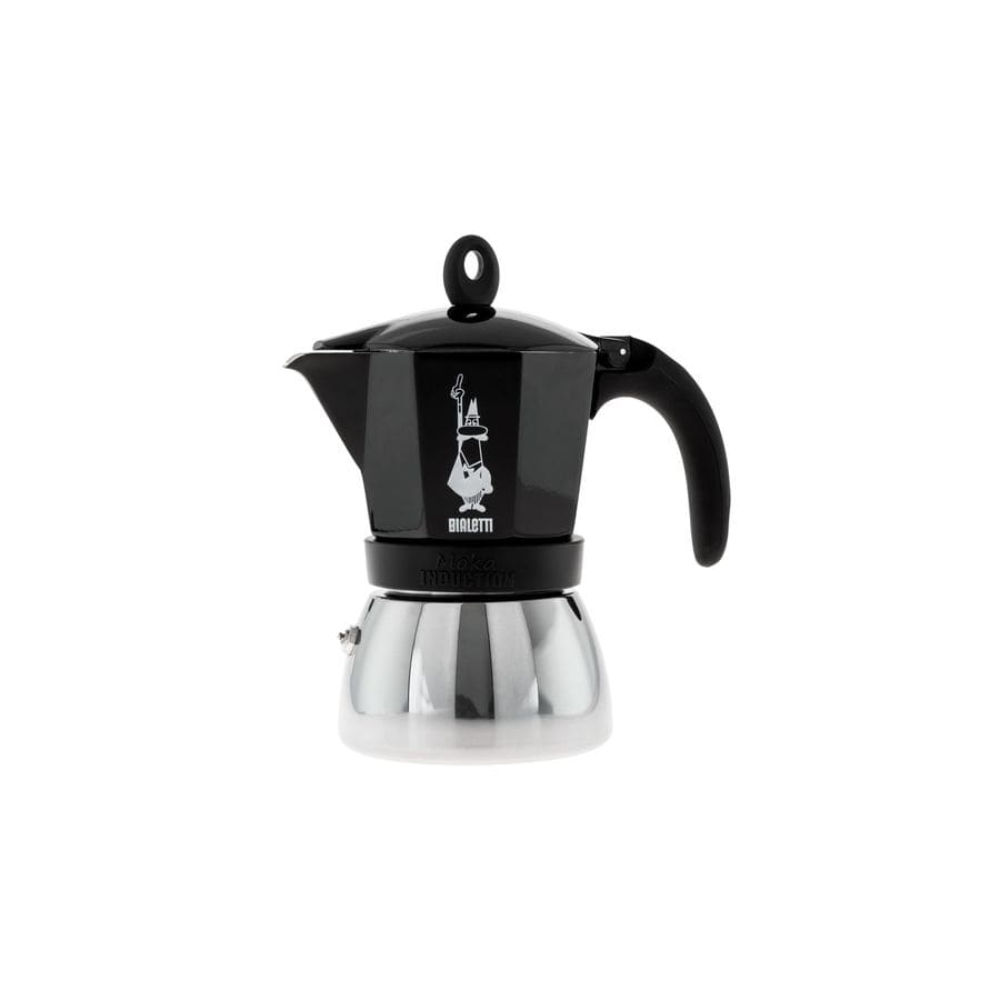 Bialetti Kafijas pagatavošanas rīki MOKA kanniņa Bialetti Induction 4 tasītēm, melna
