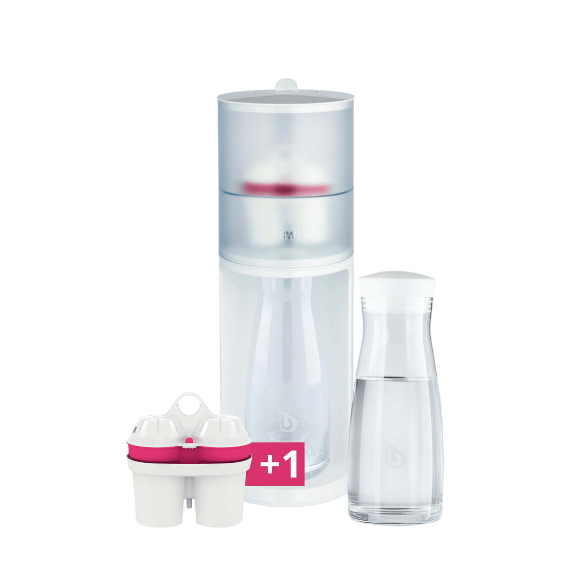 BWT Ūdens filtri AQUAlizer ūdens filtra stacija (1 filtrs, 1 karafe )