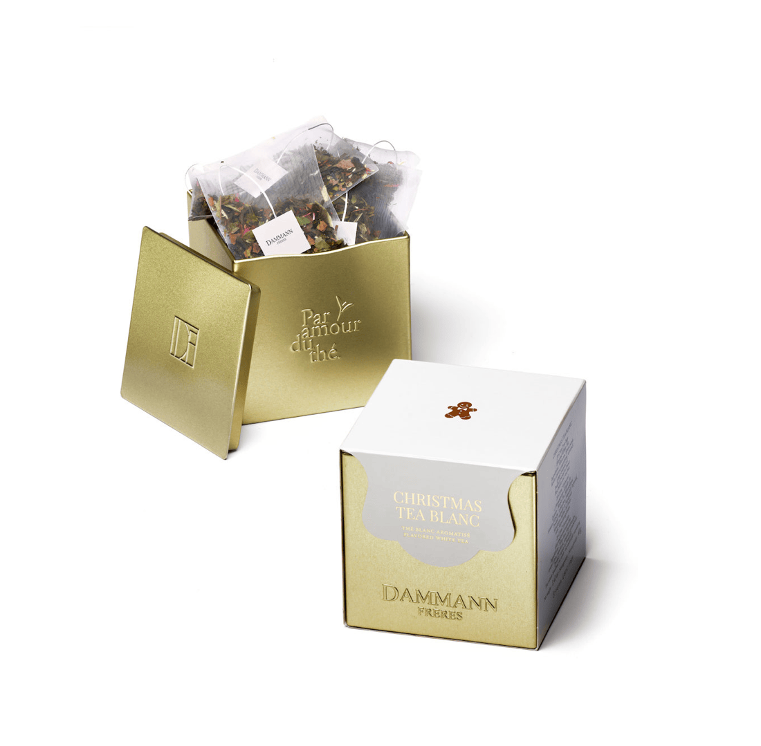 Dammann Tēja maisiņos Tēja maisiņos Dammann Christmas Tea Blanc, baltā aromatizēta, 20 gab