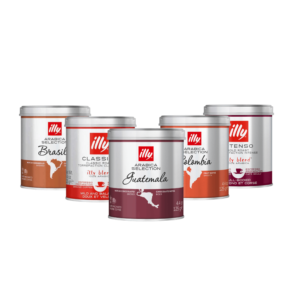 illy Dāvanu komplekti Illy kafiju dāvanu komplekts, maltā kafija 5x125g