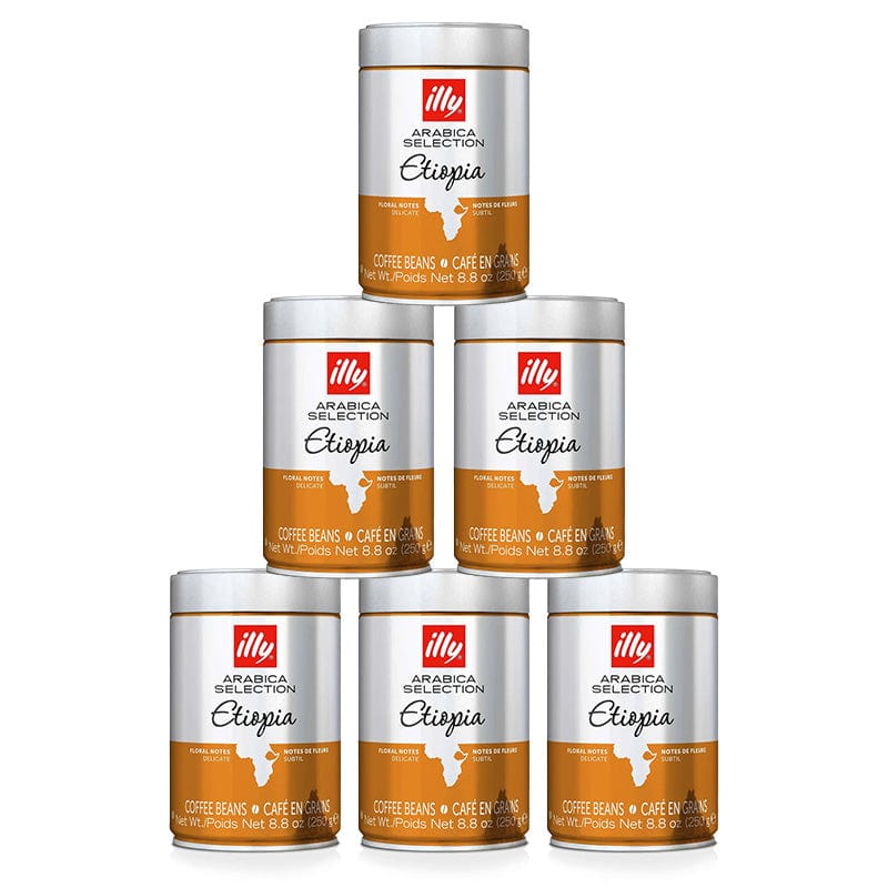 illy Kafijas pupiņas 6 gab Pupiņu kafija Illy Arabica Selection Etiopija, 250g