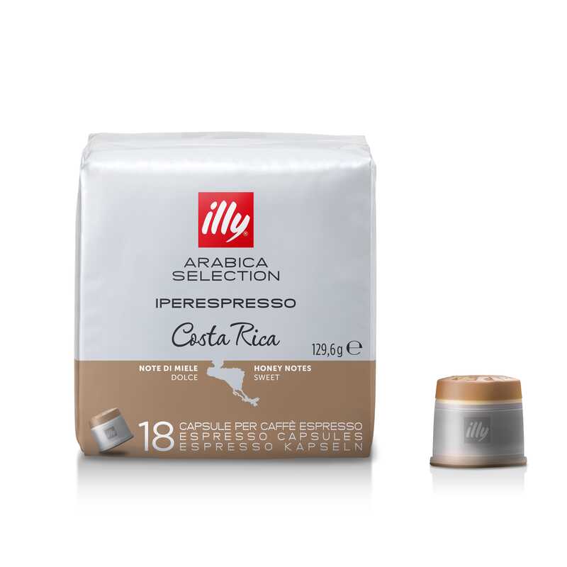 illy Kapsulas 18 gab Kafijas kapsulas Illy IperEspresso, Costa Rica