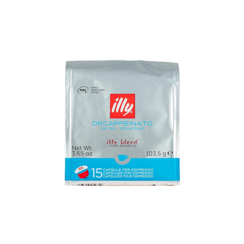 illy Kapsulas Kafijas kapsulas illy MPS, Espresso Bezkofeīna, 15gab