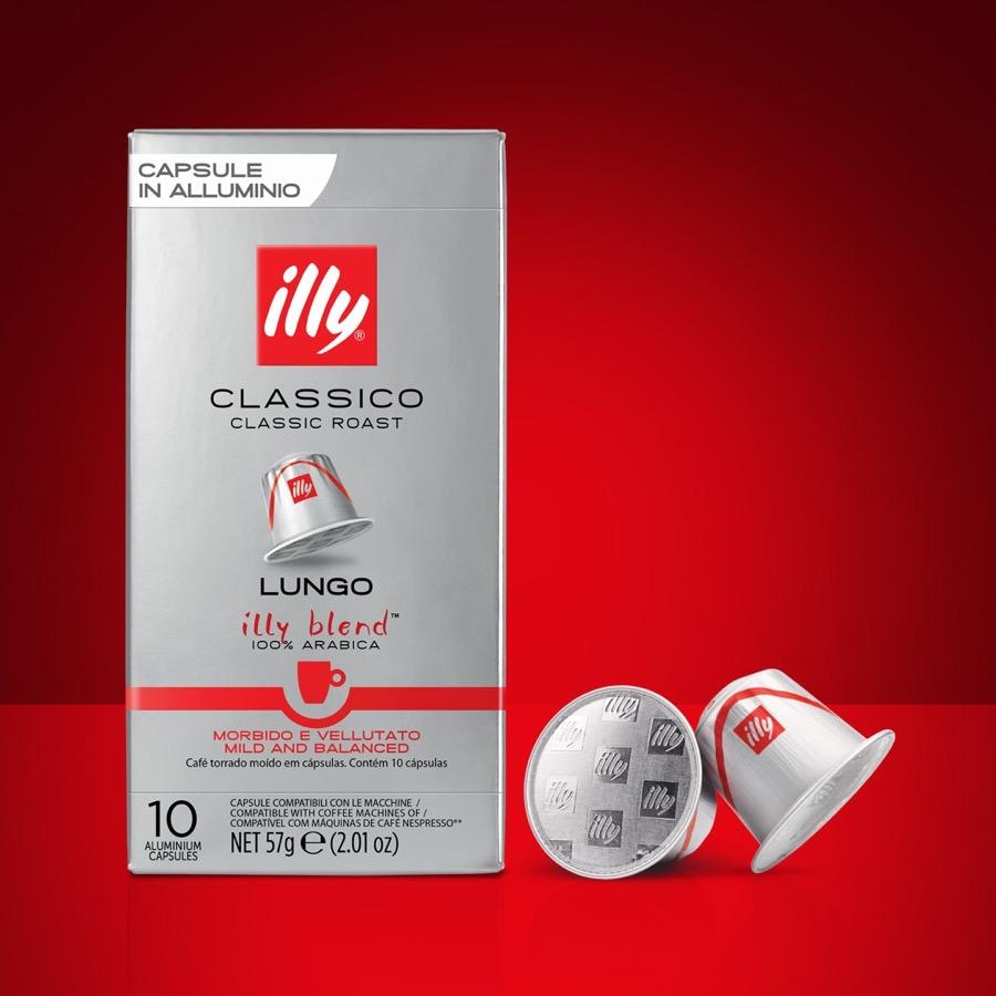 illy Kapsulas Kafijas kapsulas Illy NESPRESSO, Lungo - melnai kafijai, 10 gab