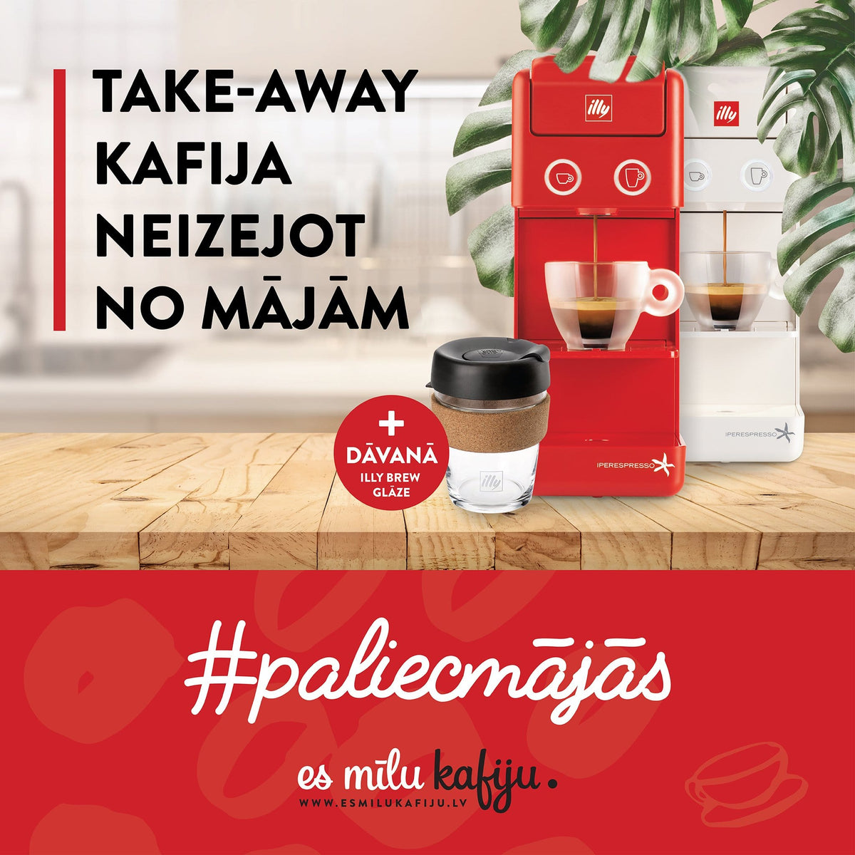 illy Kapsulu automāti Kafijas automāts illy X1 Anniversary, Eco Mode, Sarkans