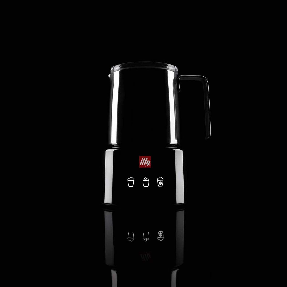 illy Piederumi Piena putotājs illy by Piero Lissoni, melns
