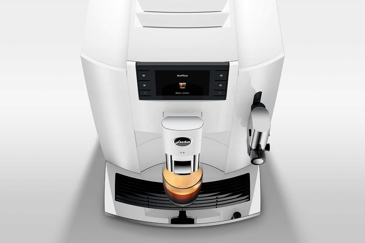 Jura Pupiņu automāti JURA kafijas automāts, E8 Piano White (EC)
