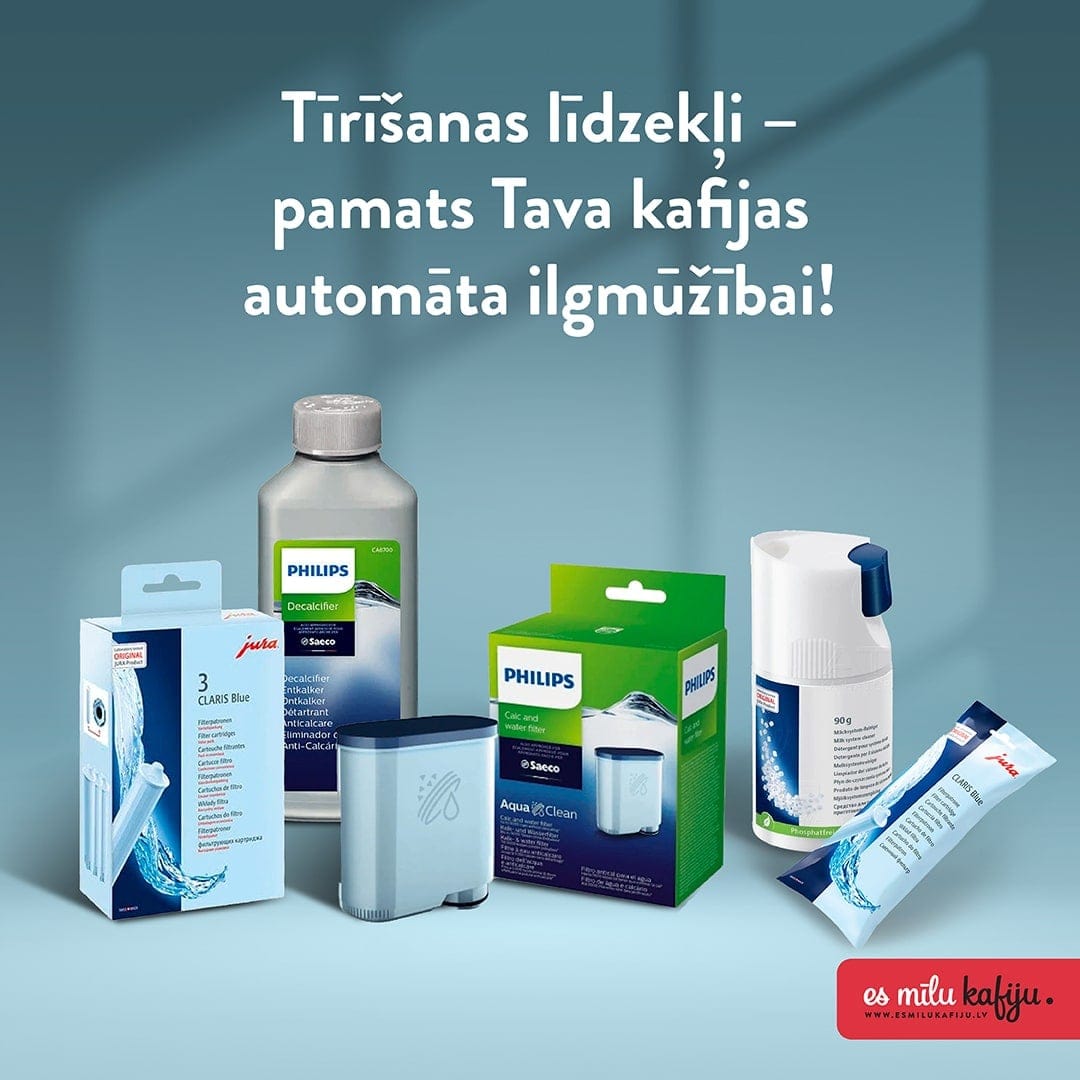 Kafijas automātu kopšanas līdzekļi