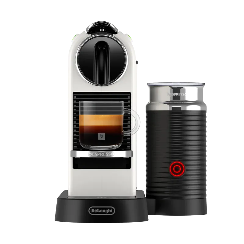 NESPRESSO Kapsulu automāti Kafijas aparāts Nespresso CITIZ & aeroccino 3 bundle, balts