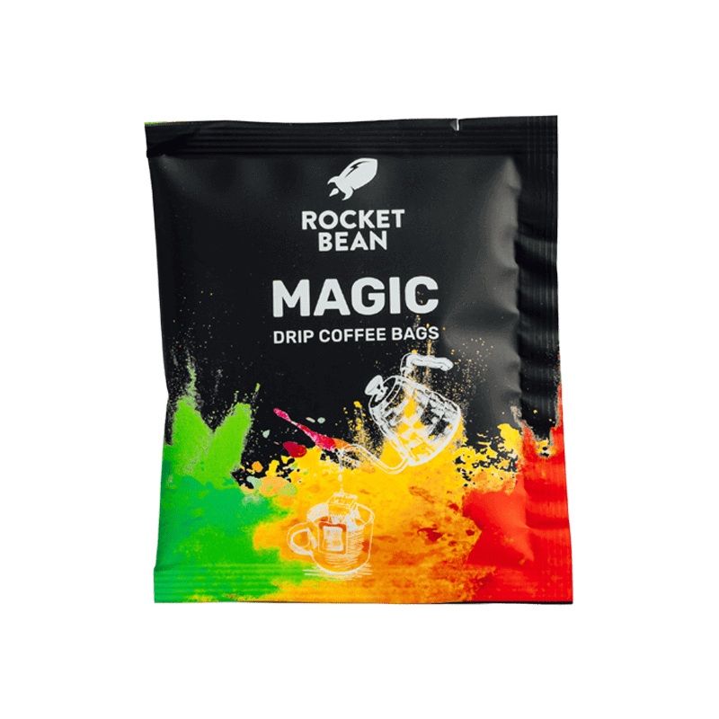 Rocket Bean Roastery Kafijas pupiņas Maltā kafija RBR Drip coffee bag Magic, 14g