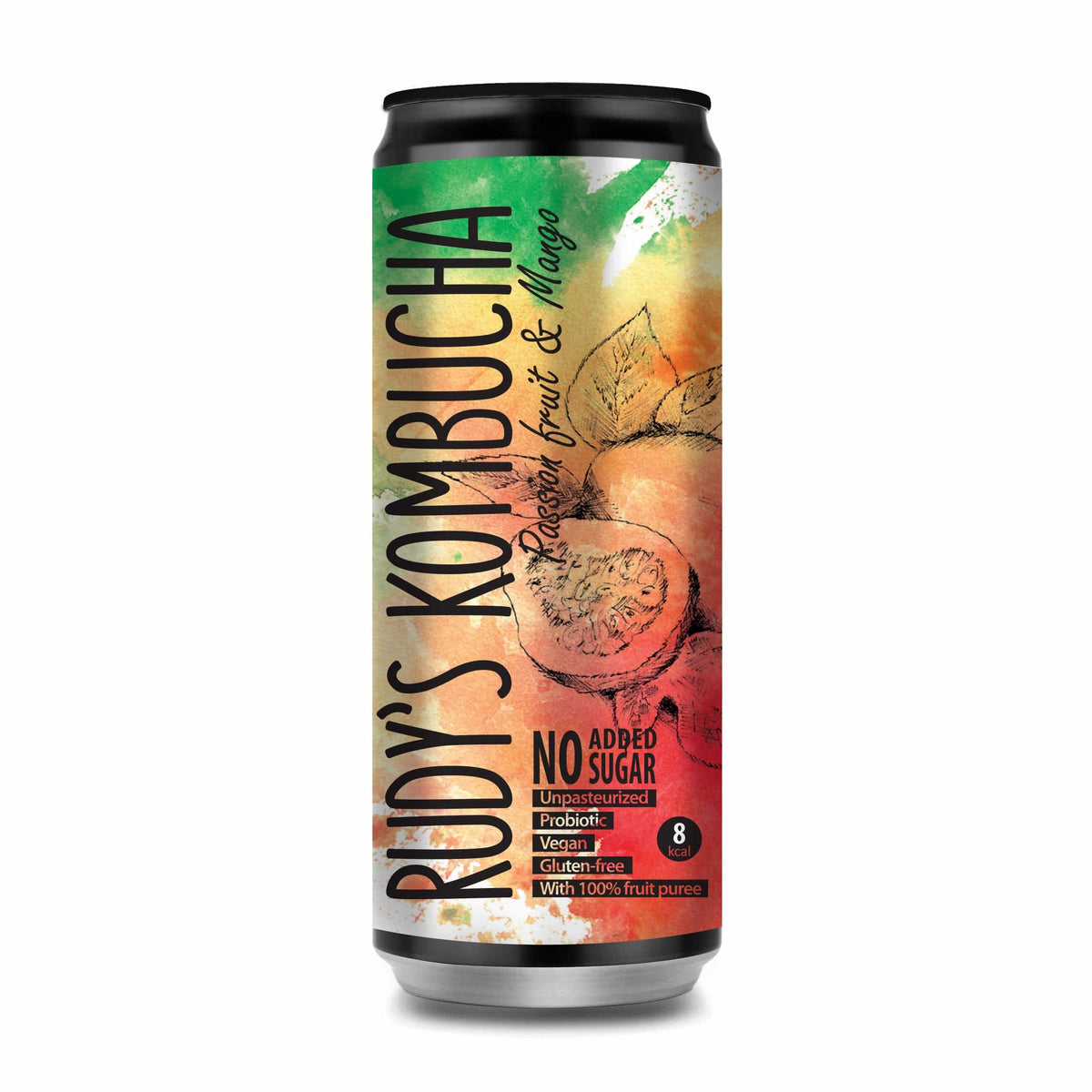 Rudy's Cita kafija Rudy's kombuča mango un marakuja, 330ml