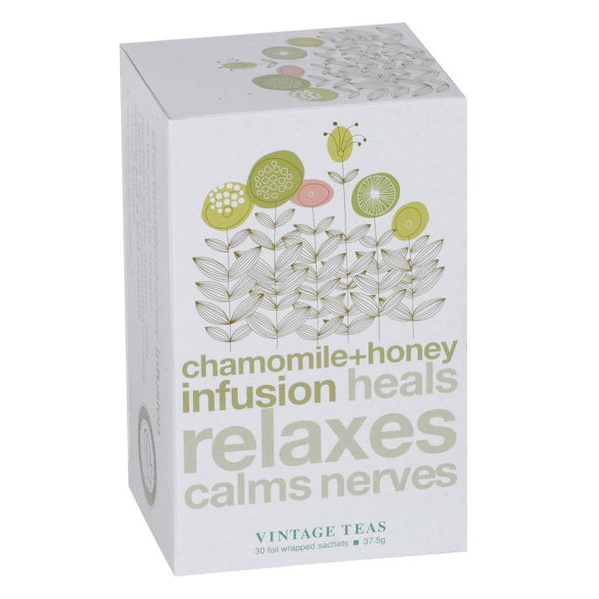 Vintage Tēja maisiņos Vintage Infusion Chamomile Honey tēja maisiņos, 30gab