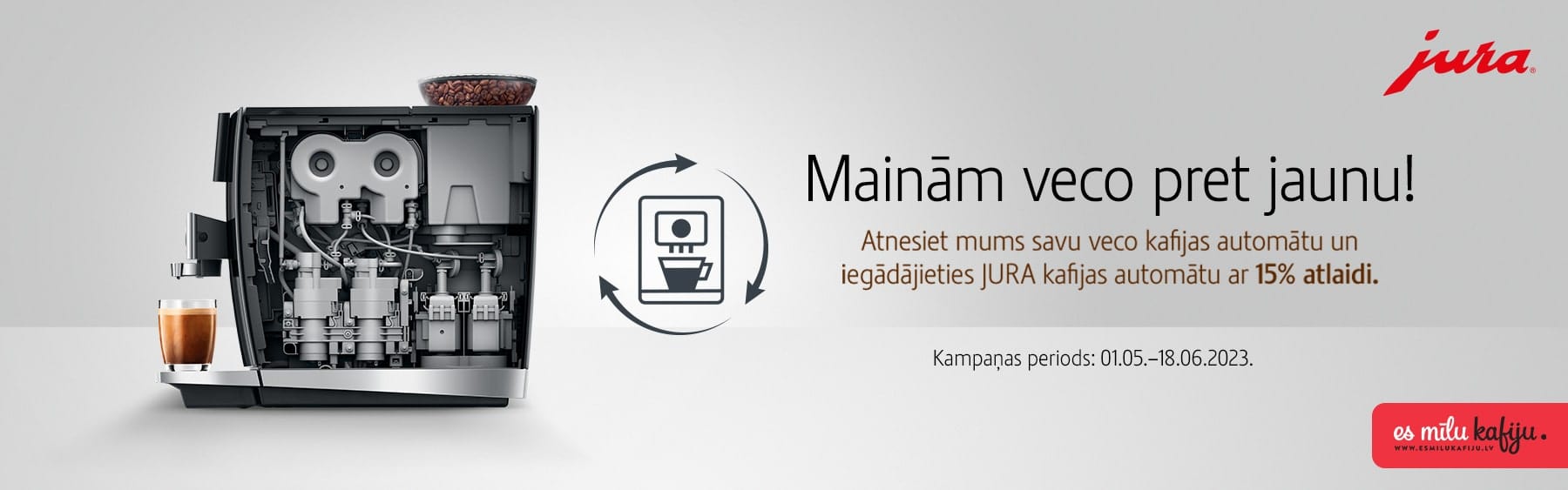 Jura kafijas automāti atlaide