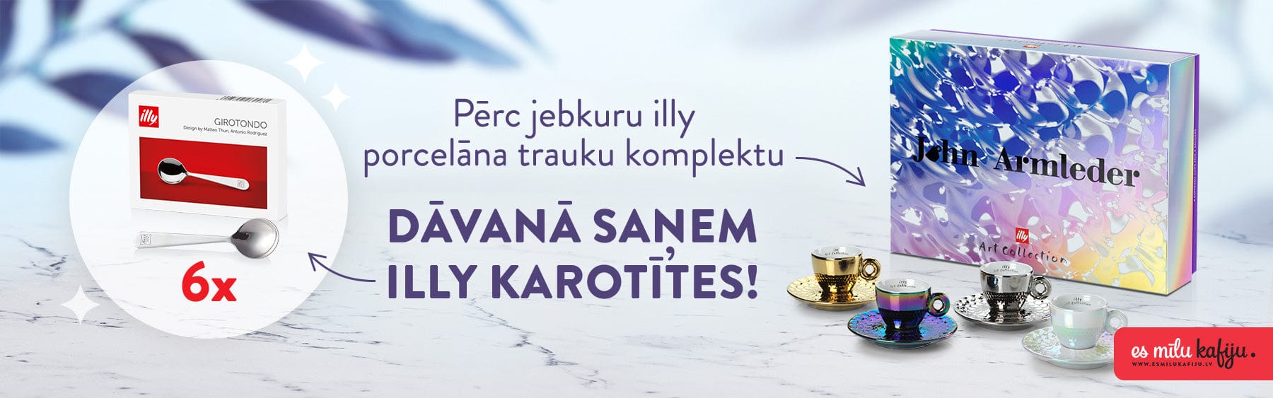 Porcelāna trauki akcija