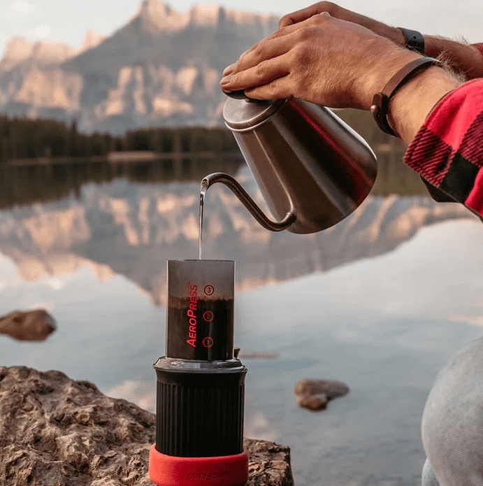 Aeropress Kafijas pagatavošanas rīki Aeroprese, GO Travel Coffee Press