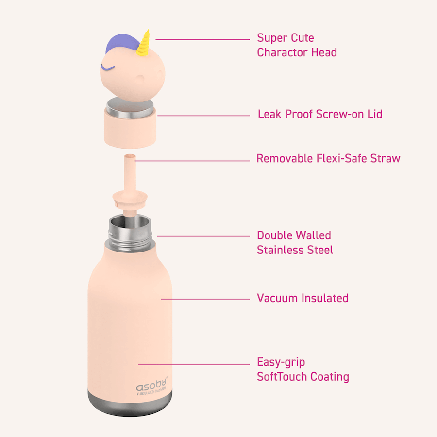 Asobu Trauki Termopudele Asobu Bestie, 460ml, SBV44 UNICORN