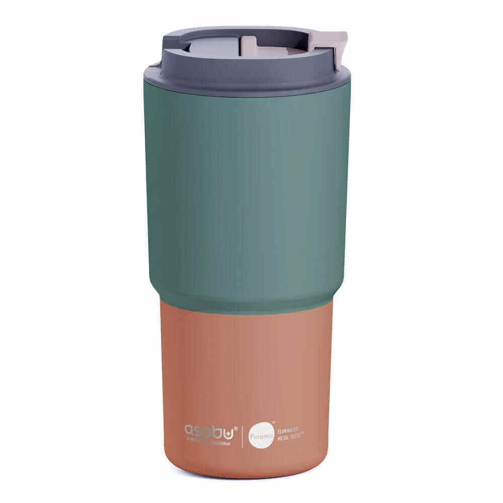 Asobu Trauki Pasteļu zaļa Termopudele Asobu  Pick Me Up, 650 ml, BF62 pasteļu oranža