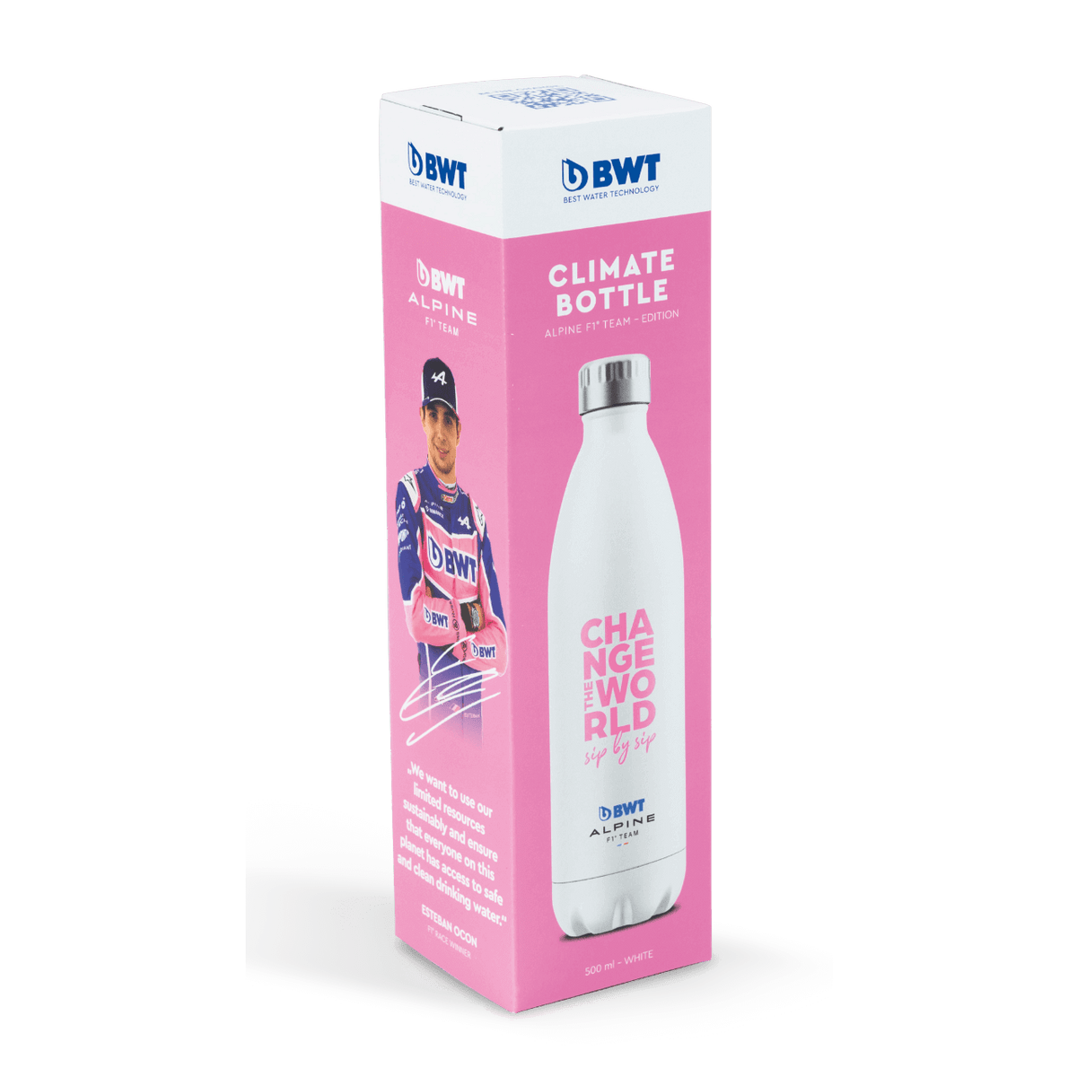 Asobu Trauki Termopudele BWT Climate Bottle, 500ml balta