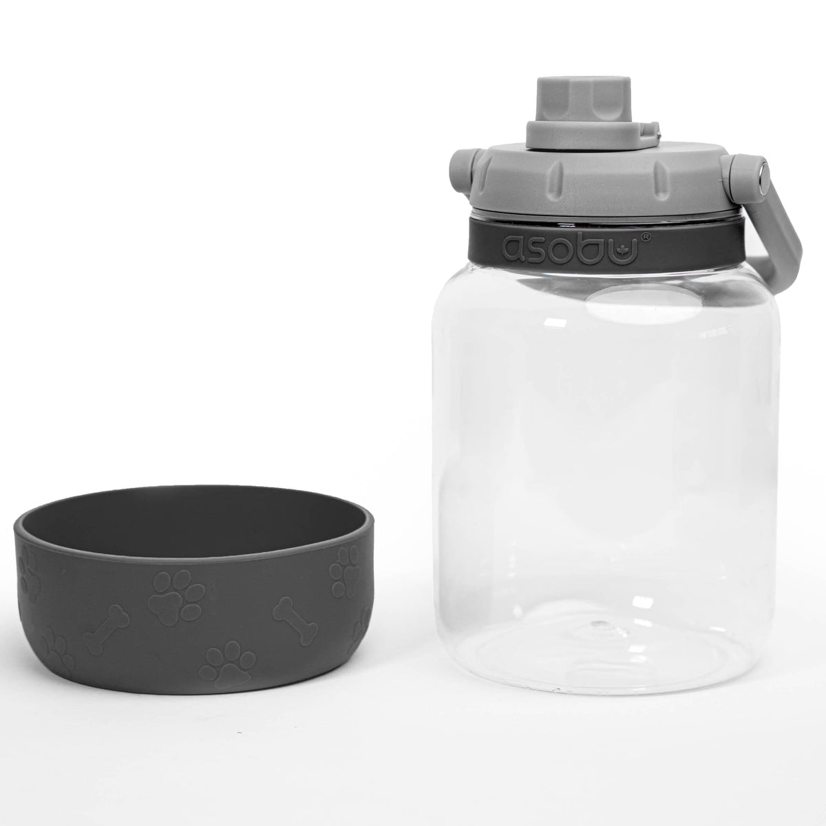 Asobu Trauki Ūdens pudele Asobu Barkley, 1L, TWB21 pelēka