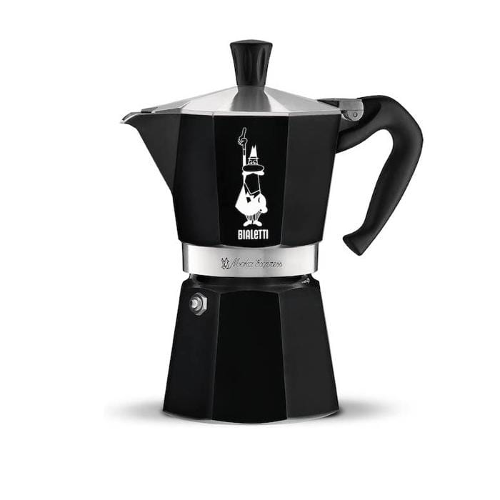 Bialetti Kafijas pagatavošanas rīki MOKA kanniņa Bialetti Express 6 tasītēm, melna
