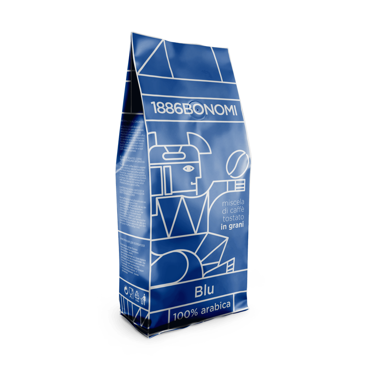Bonomi Kafijas pupiņas Kafijas pupiņas Bonomi, BLU, 1kg