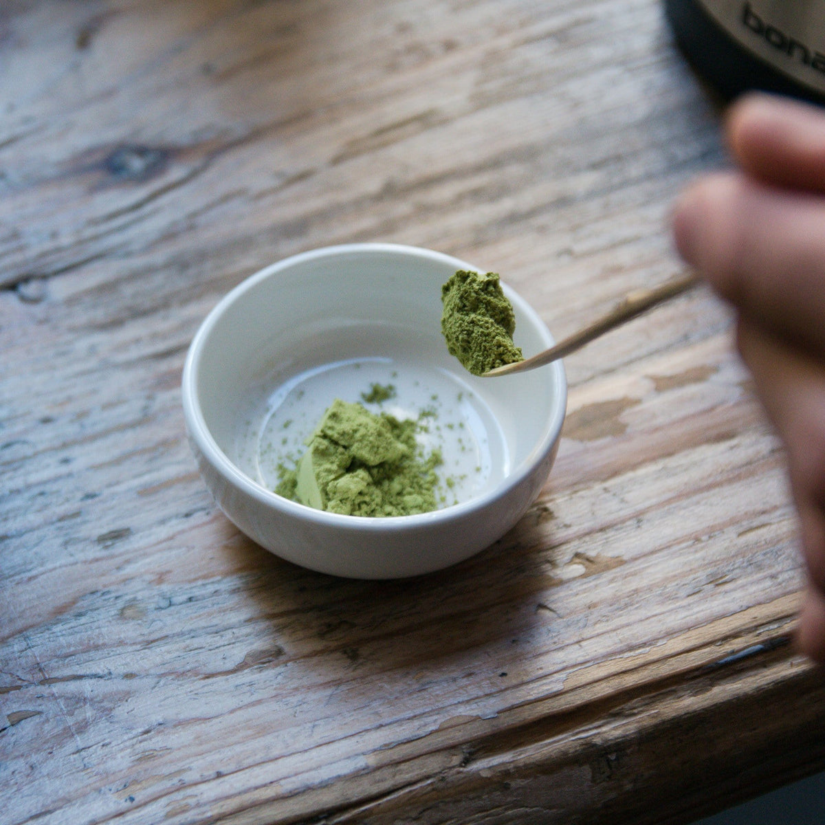 Dammann Tējas rīki Matcha bambusa tējas lāpstiņa, Chashaku