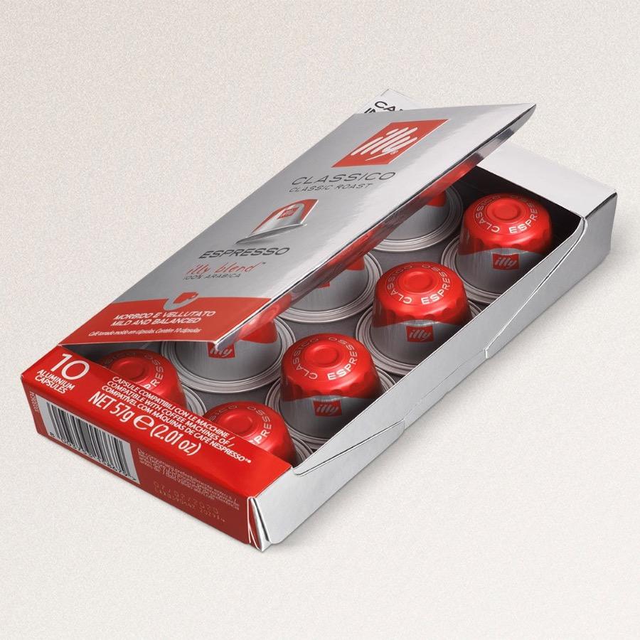 illy Kapsulas Kafijas kapsulas Illy NESPRESSO, vidēji grauzdētas, 10 gab