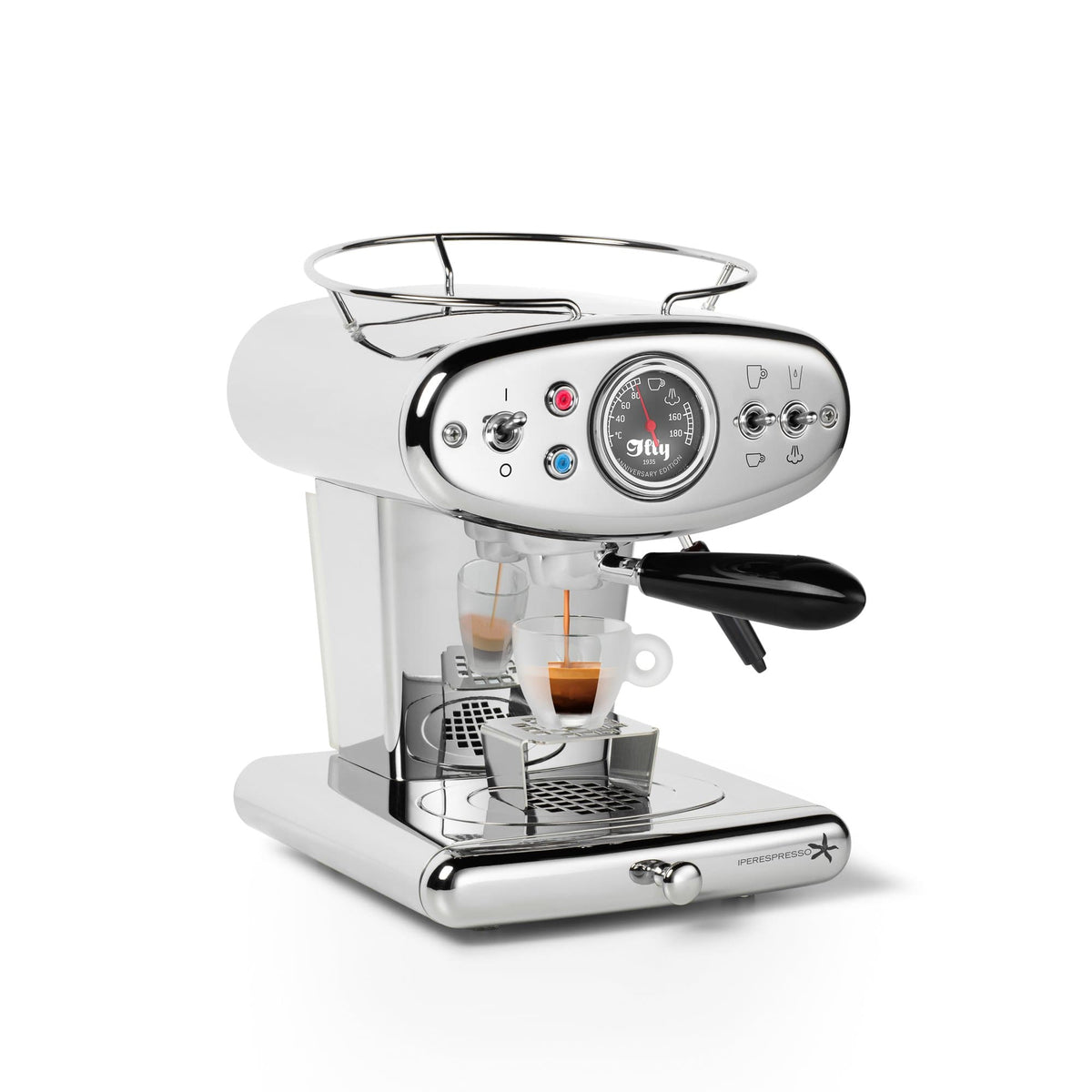 illy Kapsulu automāti Kafijas automāts illy X1 Anniversary, Eco Mode, Hromēts