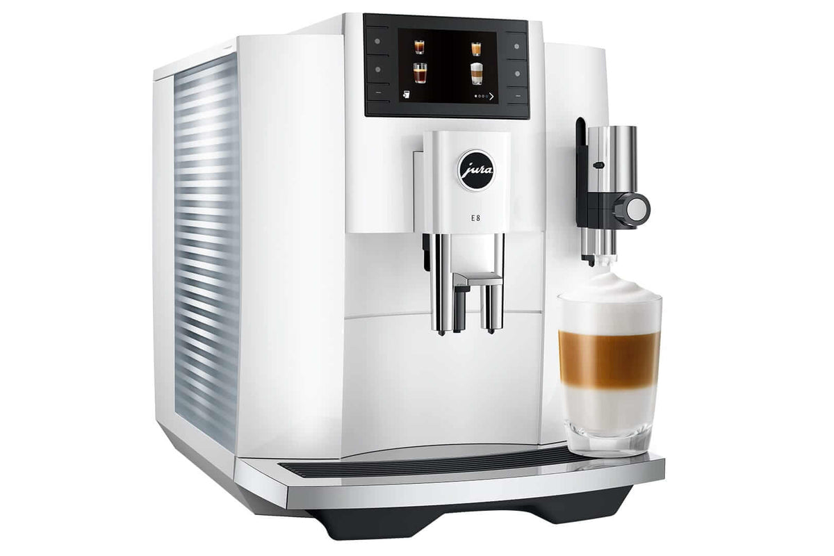 Jura Pupiņu automāti JURA kafijas automāts, E8 Piano White (EC)
