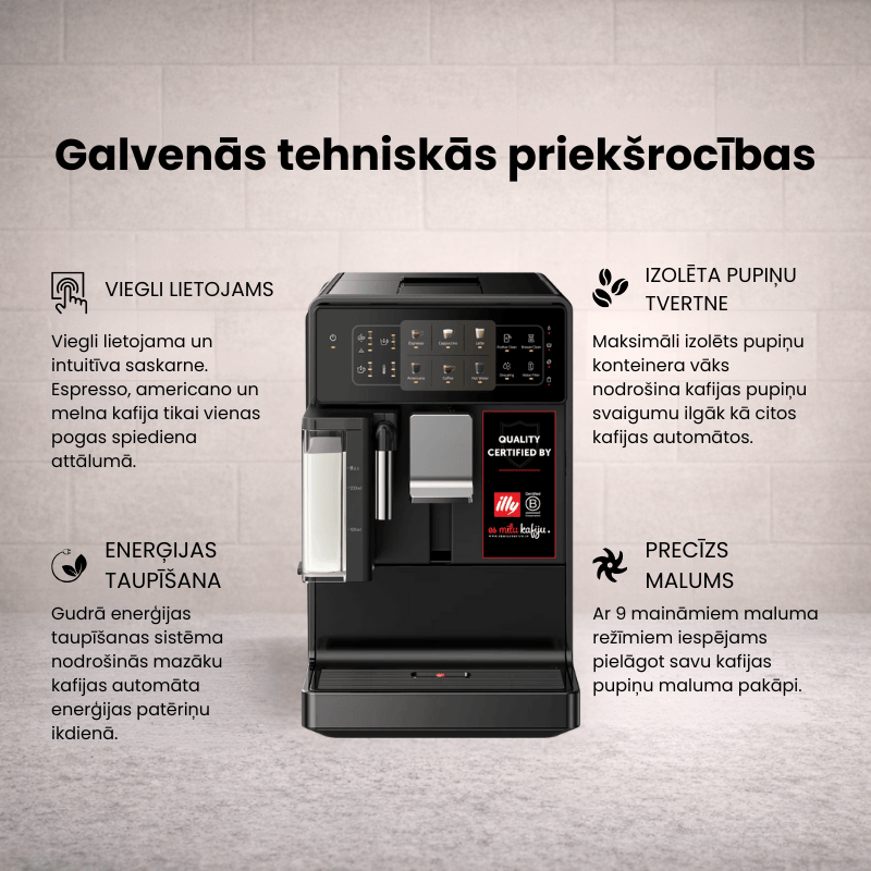 Kalerm Pupiņu automāti Kalerm A3 pupiņu kafijas automāts