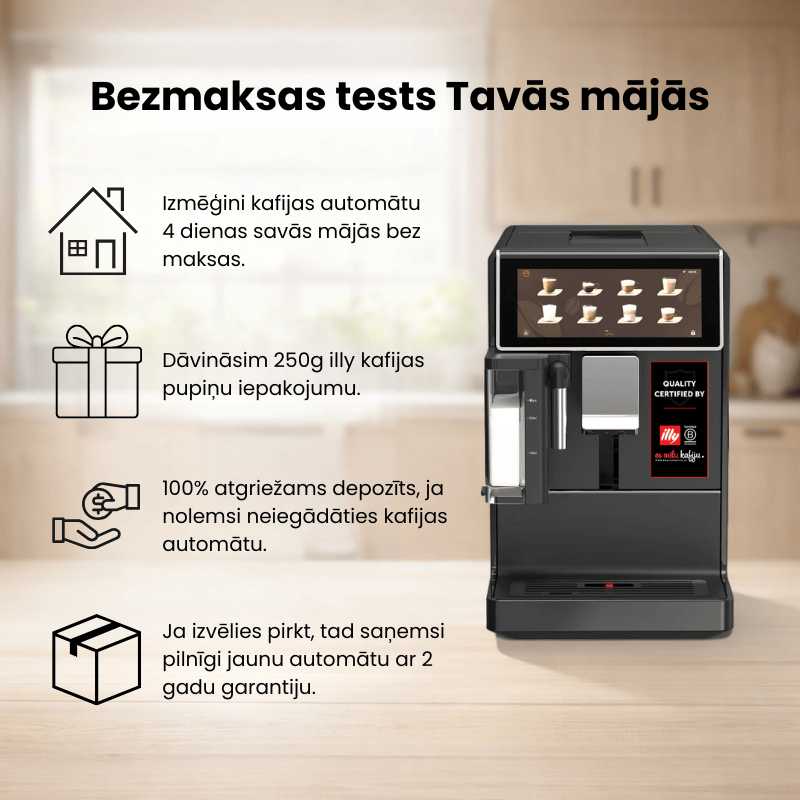 Kalerm Pupiņu automāti Kalerm A6 pupiņu kafijas automāts