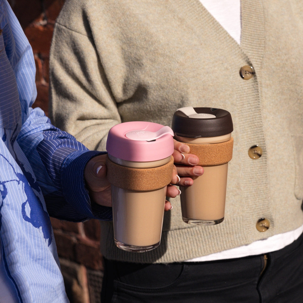 KeepCup Trauki Krūzīte KeepCup Brew Cork Almond, 454ml