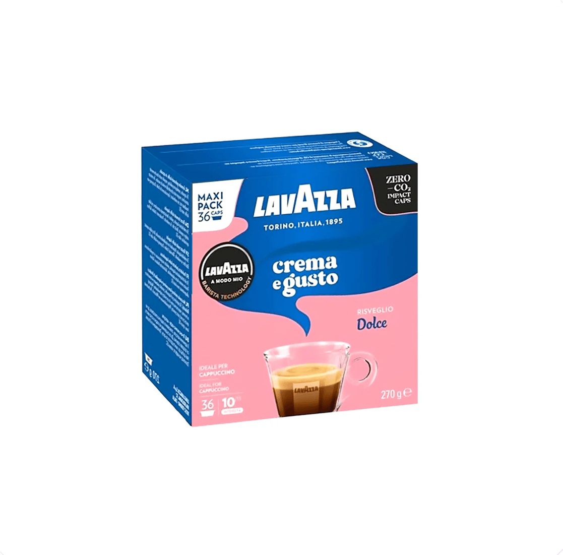 Lavazza Kapsulas Kafijas kapsulas Lavazza Modo Mio Crema e Gusto Dolce, 36gb