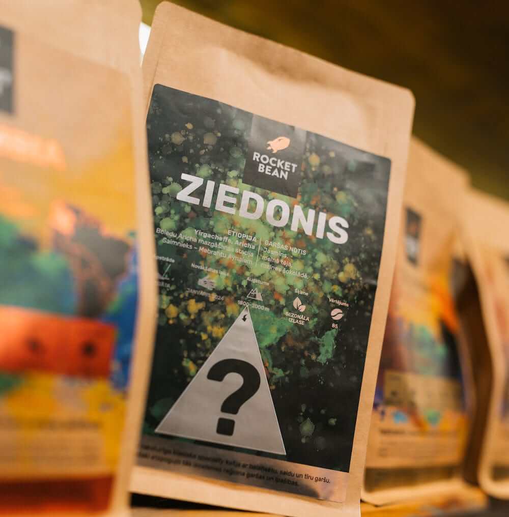 Rocket Bean Roastery Kafijas pupiņas Kafijas pupiņas RBR Ziedonis, Ethiopia Yirgacheffe Aricha, Washed, 200g