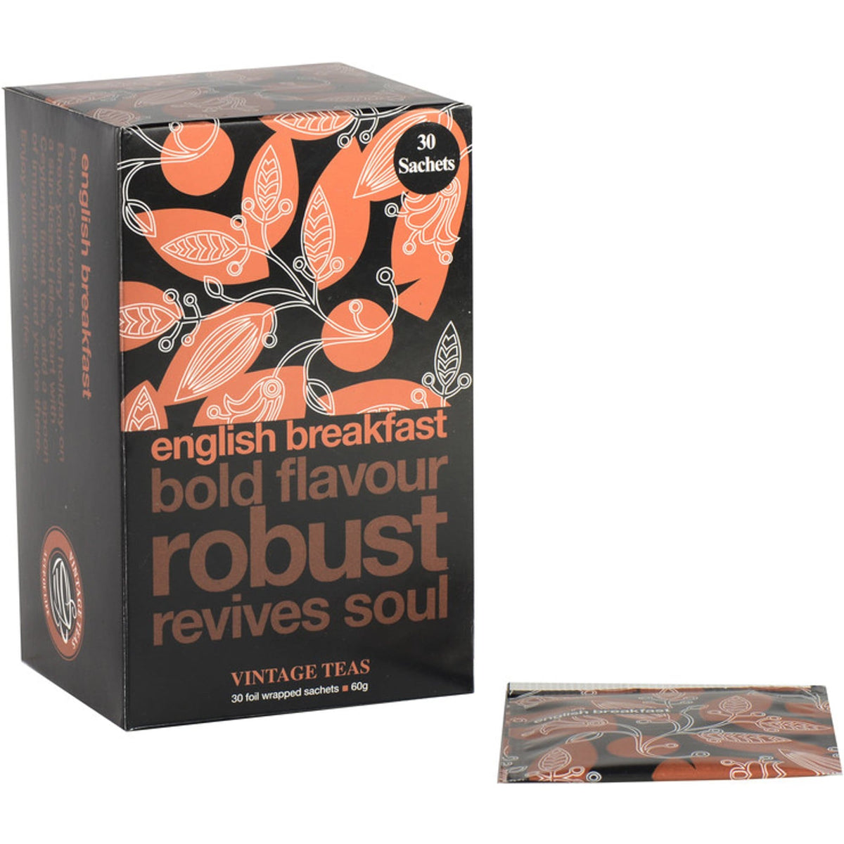 Vintage Tēja maisiņos Vintage Black English Breakfast tēja maisiņos, 30gab
