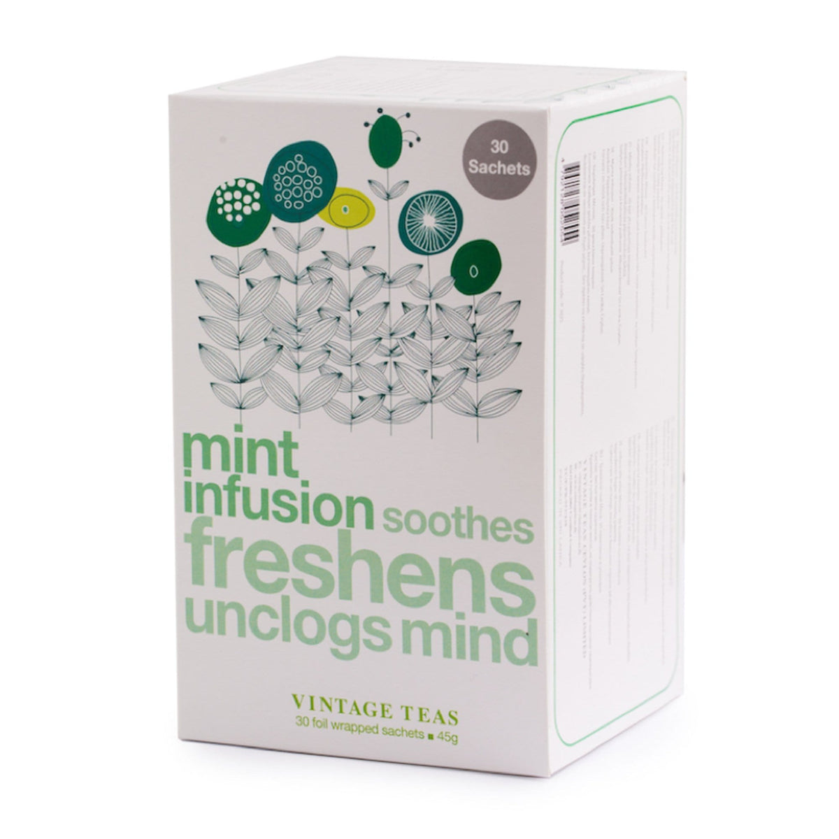 Vintage Tēja maisiņos Vintage Infusion Mint tēja maisiņos, 30gab