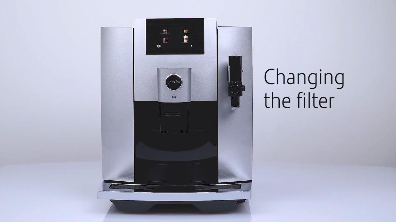 Jura E8 kafijas automāta filtra maiņa